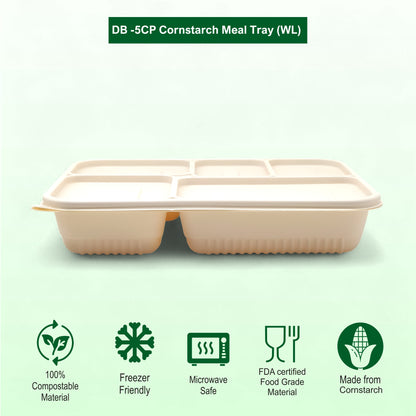 DB 5CP Cornstarch Meal Tray (WL)