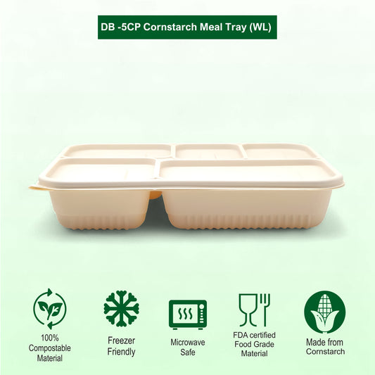 DB 5CP Cornstarch Meal Tray (WL)