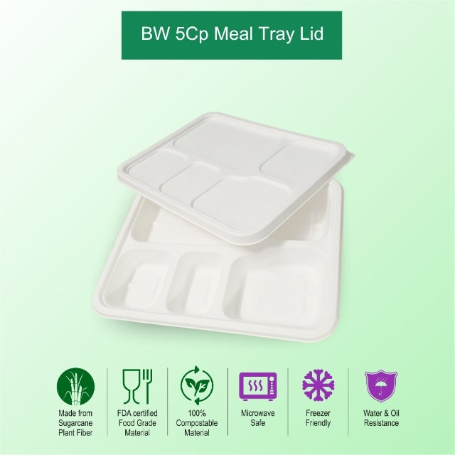BW 5Cp Meal Tray with lid