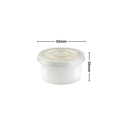 50 ML Sauce / Ice Cream Cup – 2 PE