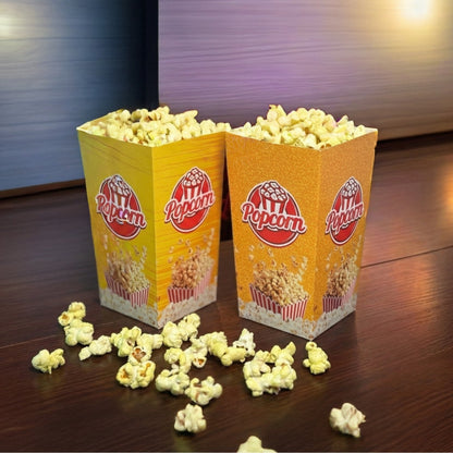 PNS 20 OZ Popcorn Box Printed (Yellow Color)