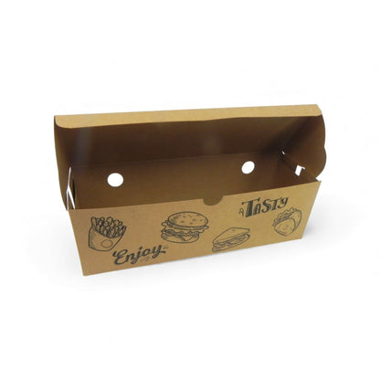 Kraft Wrap Box Small Enjoy