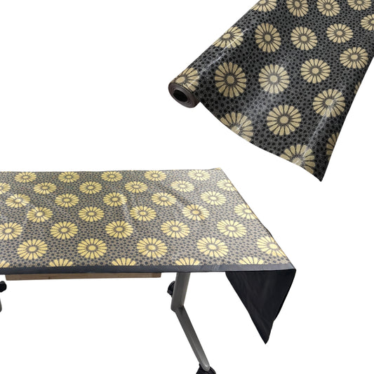 Sunflower Design Table Roll (GOLD , BLACK)