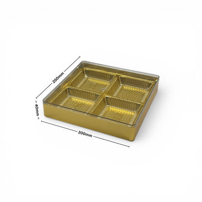 Nice Square Box 4 Cavity (200x200x40mm)