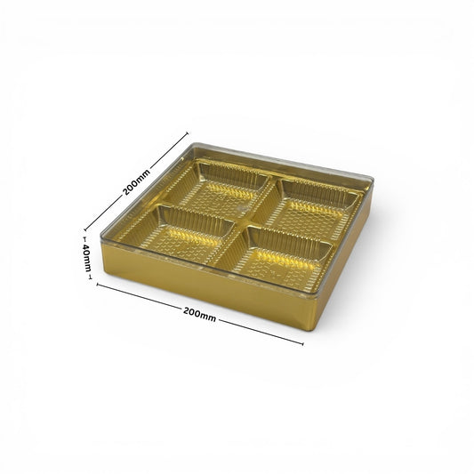 Nice Square Box 4 Cavity (200x200x40mm)