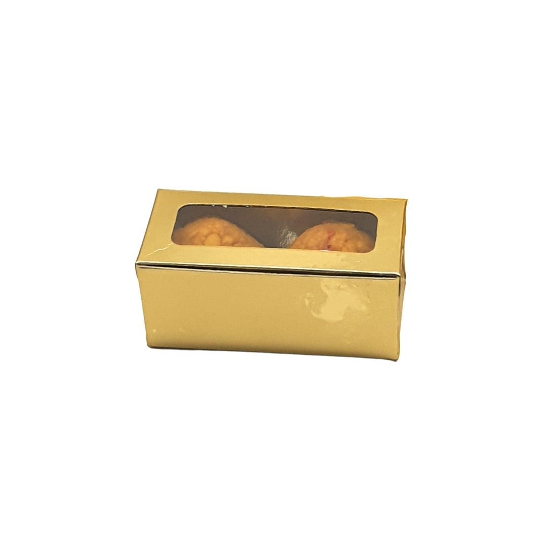 Golden Sweet Box 250g x 2 Laddus (With Window)