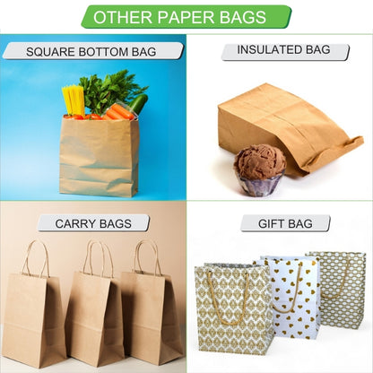 502 V Bottom MF Kraft Bag