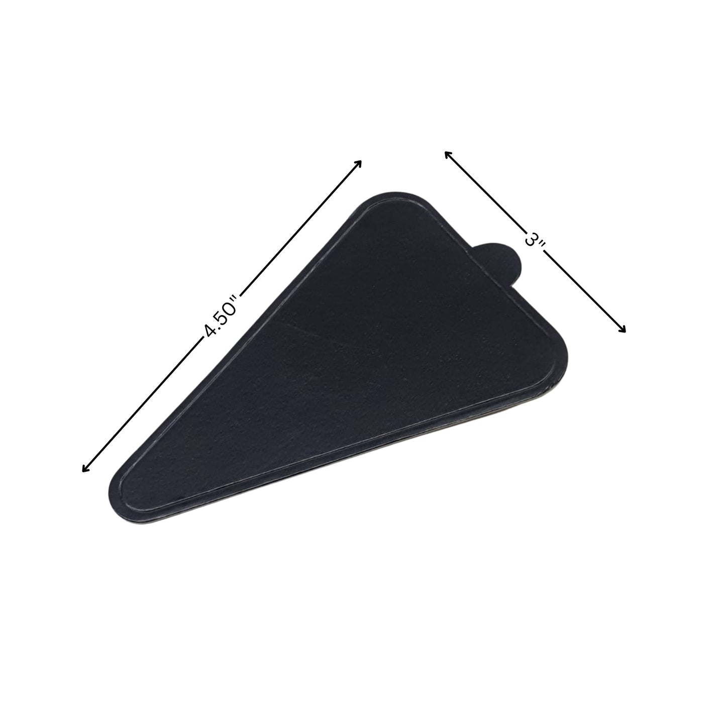 Cake Pastry Board – Triangle Black (4.5 x 3)