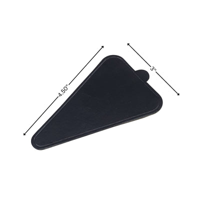 Cake Pastry Board – Triangle Black (4.5 x 3)