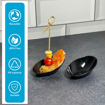 NP PS 24 Oval Dish (Black)