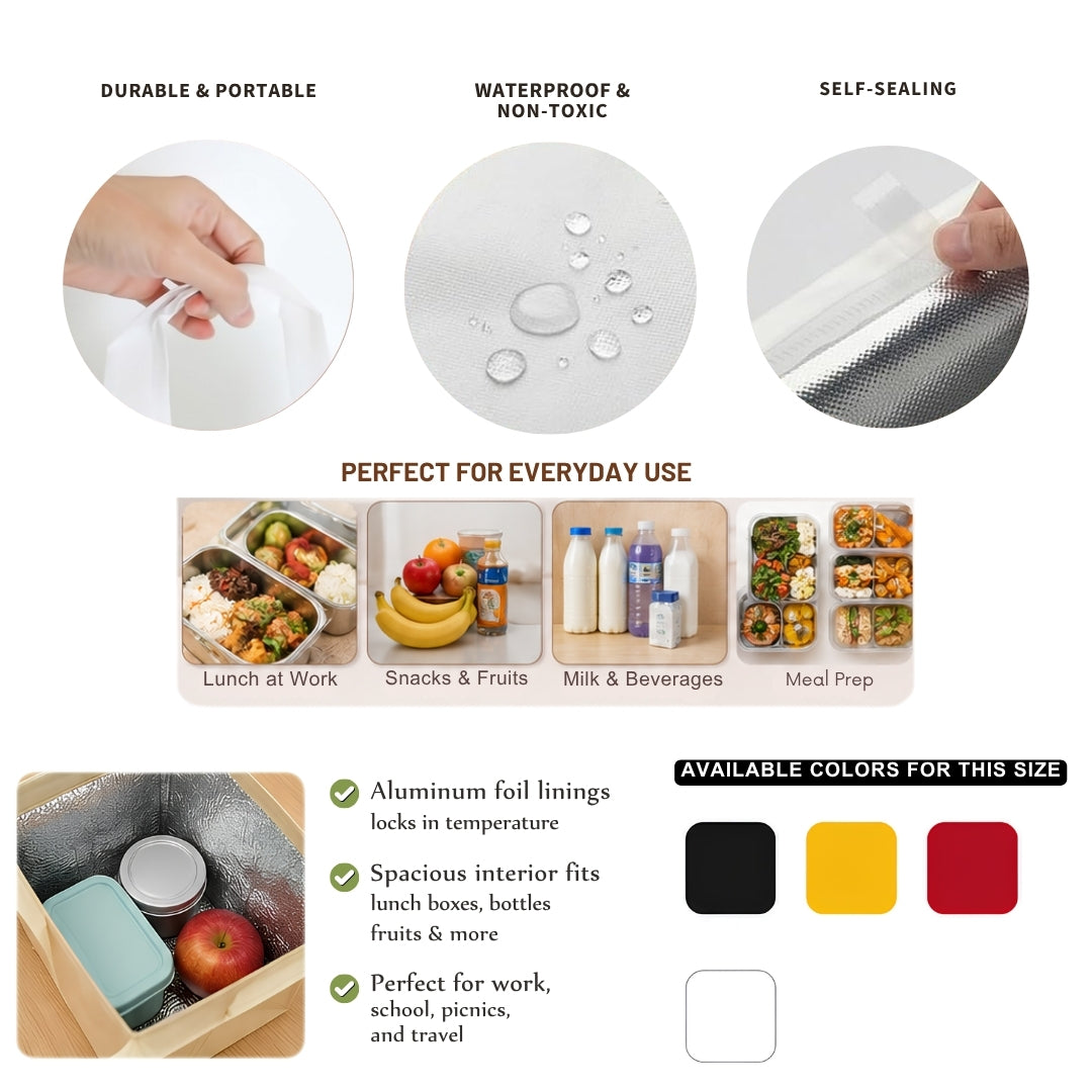 10x7x13 SI NW Laminated Insulated Bag