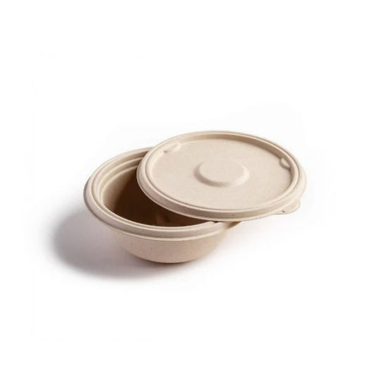 Bumboo Anti-Leak 500ml Round Bowl with Lid