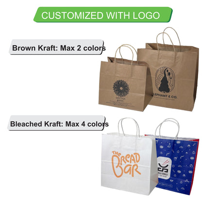 9 x 6 x 8.5 Inch Paper Carry Bag