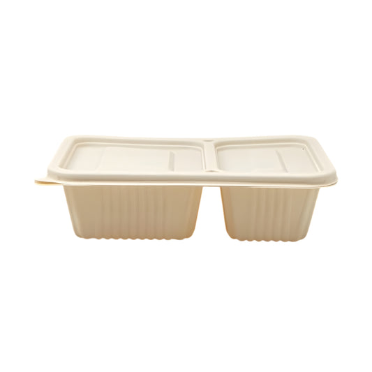 DB 500ml 2CP Cornstarch Container (WL)