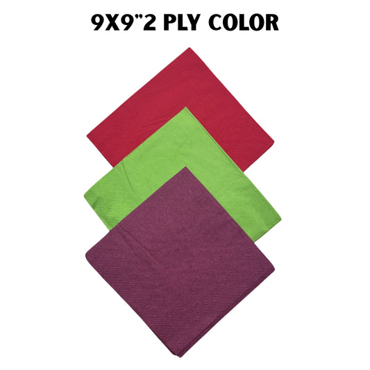 Starter Tissue 9x9 2 Ply Color