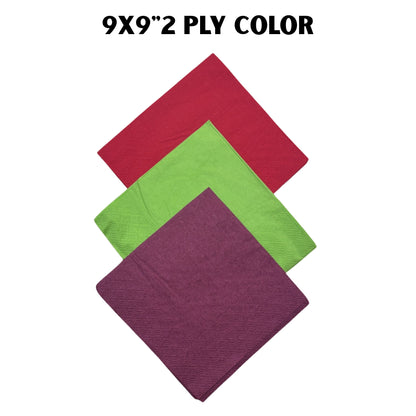 Starter Tissue 9x9 2 Ply Color