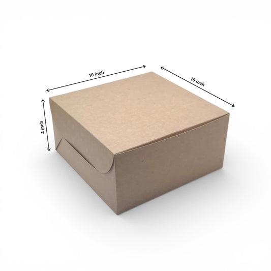 Kraft Cake Box 10x10x4