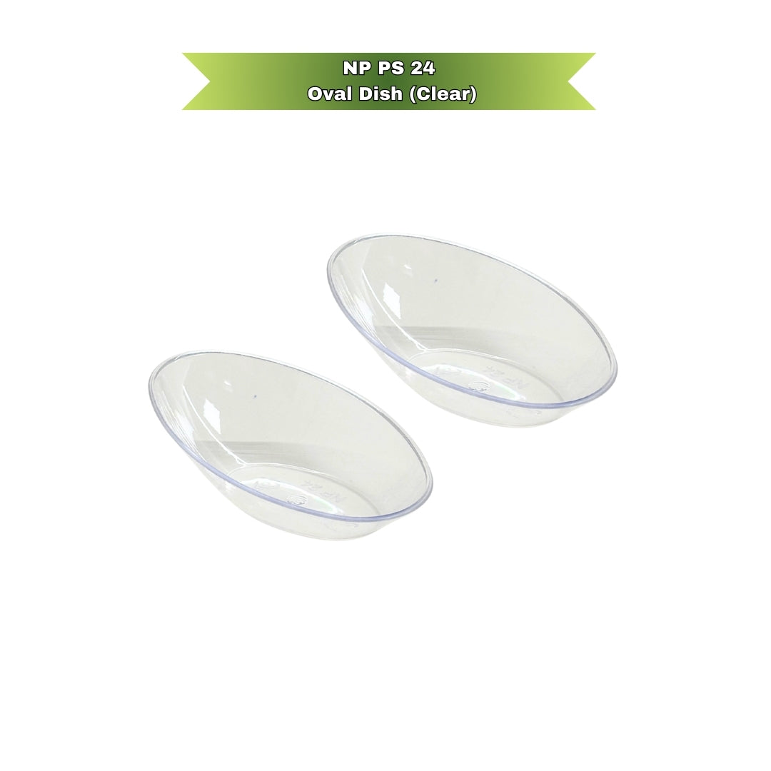 NP PS 24 Oval Dish (Clear)