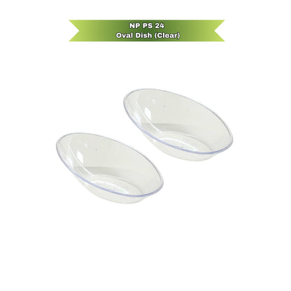 NP PS 24 Oval Dish (Clear)