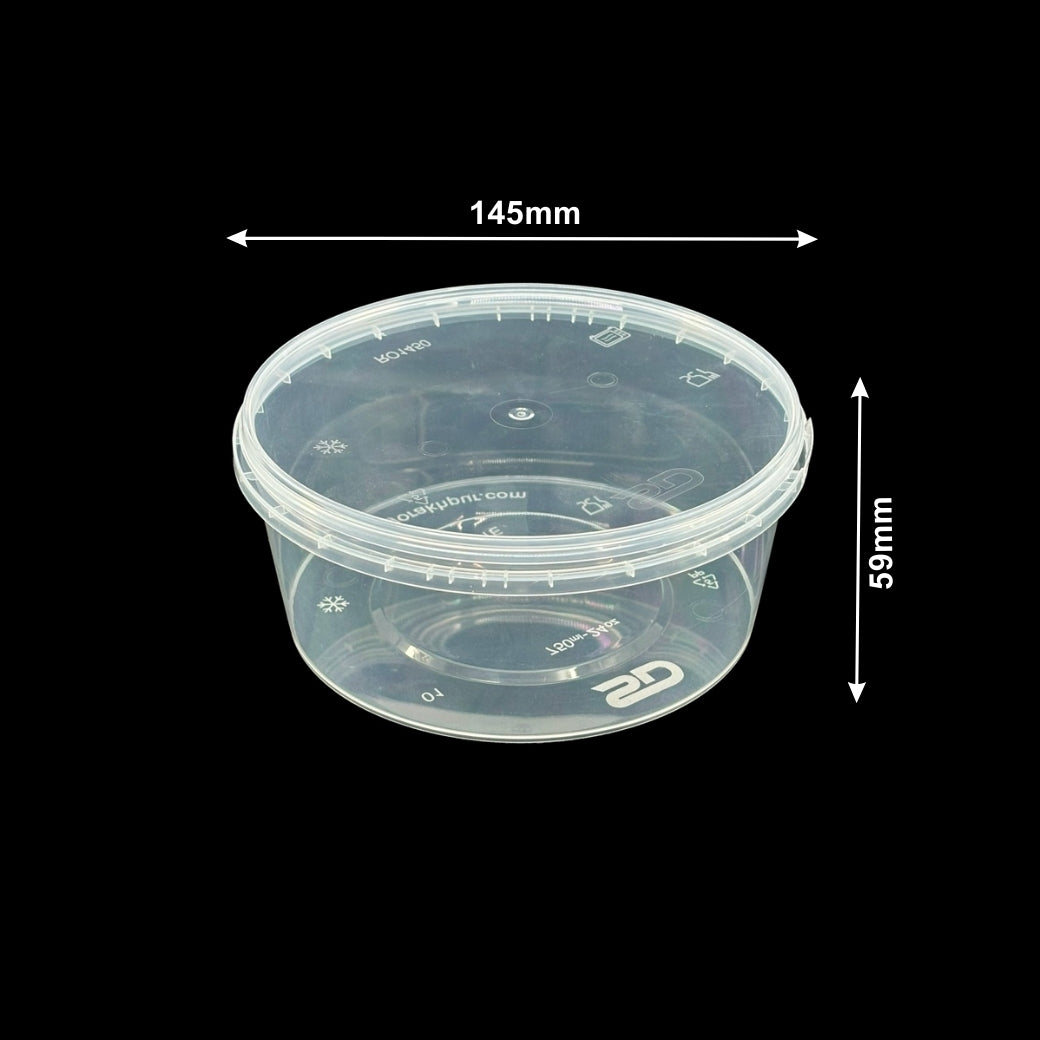 750ml Tamper Proof Round Container with Lid