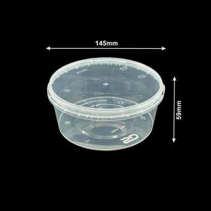 750ml Tamper Proof Round Container with Lid