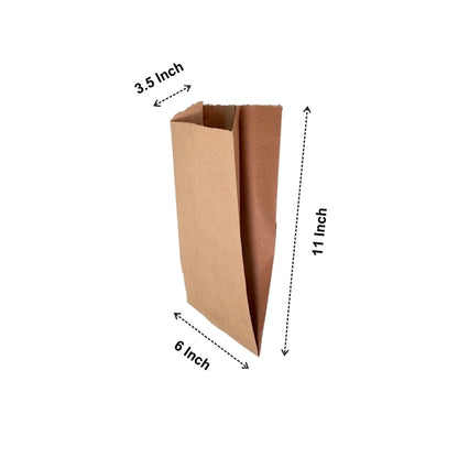 503 V Bottom MF Kraft Bag