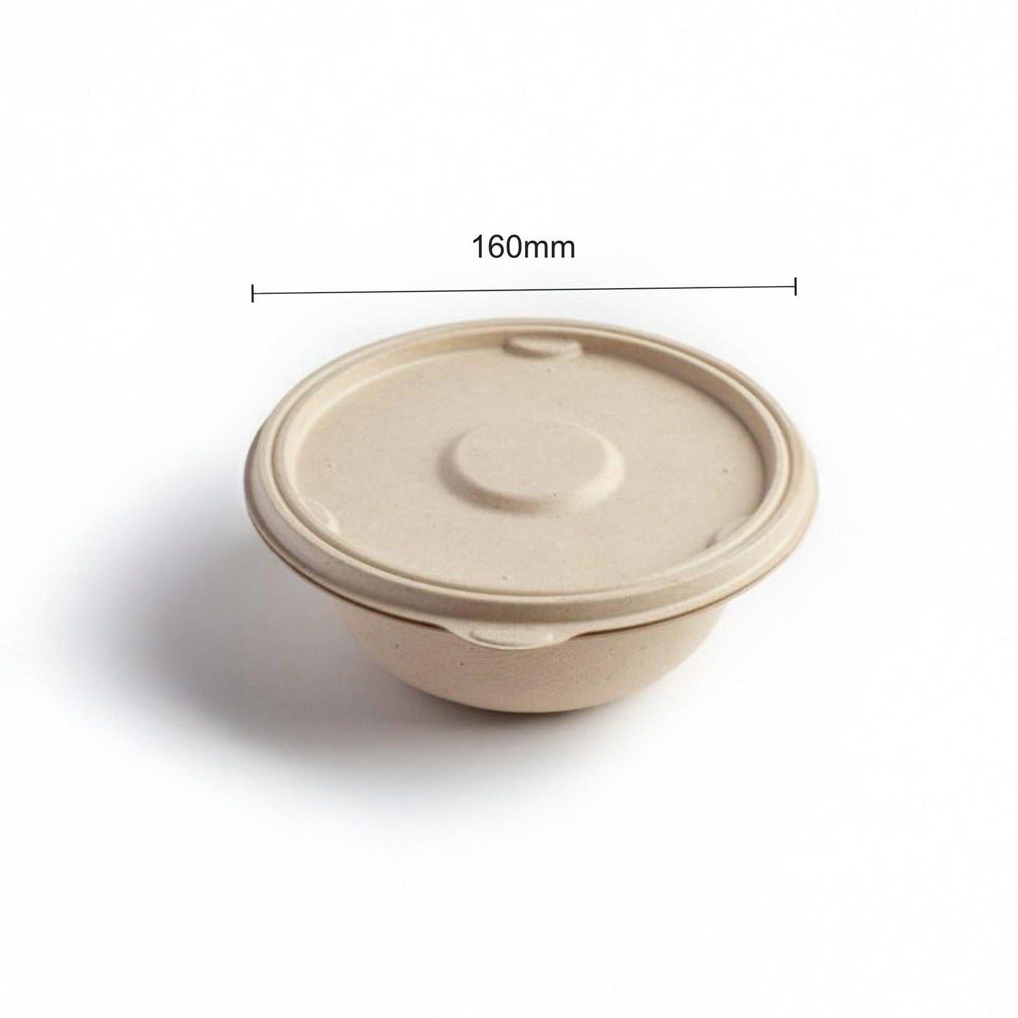 Bumboo Anti-Leak 500ml Round Bowl with Lid