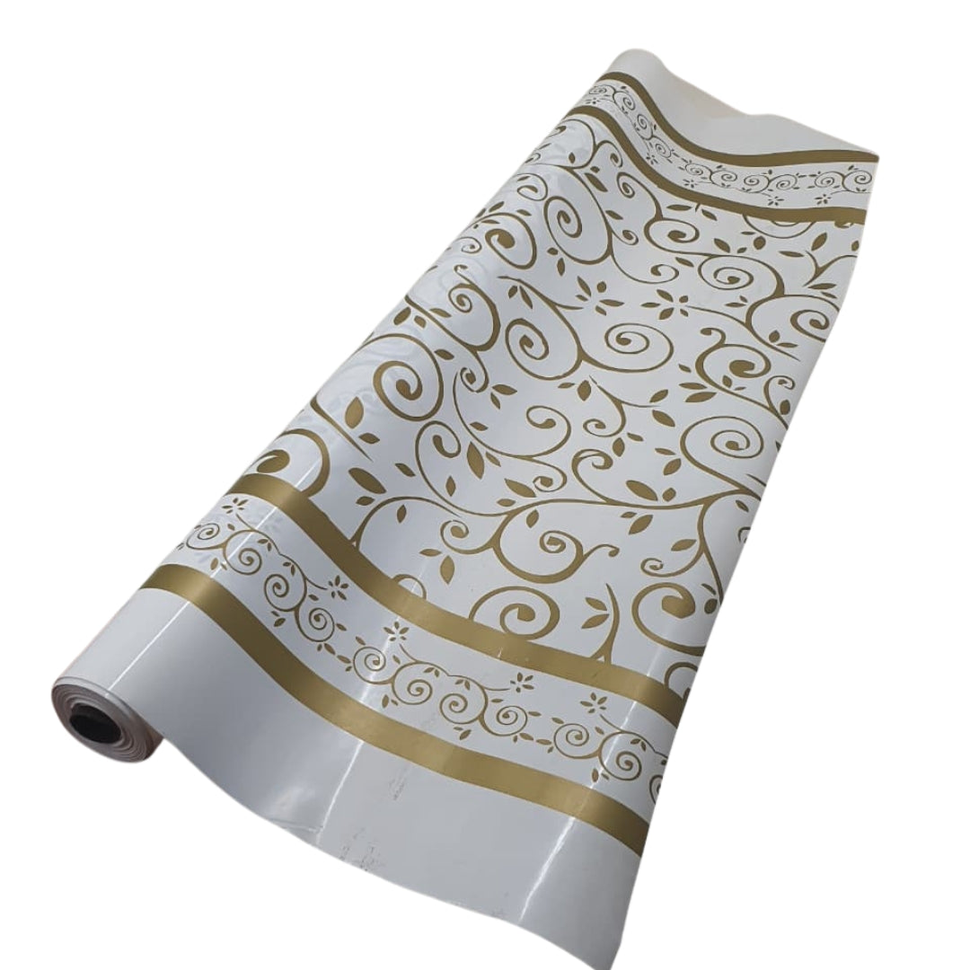 Bale Design Table Roll ( GOLD , WHITE)