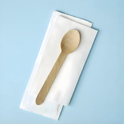 Cutlery Set No.4 (14 cm Spoon + Tissue)