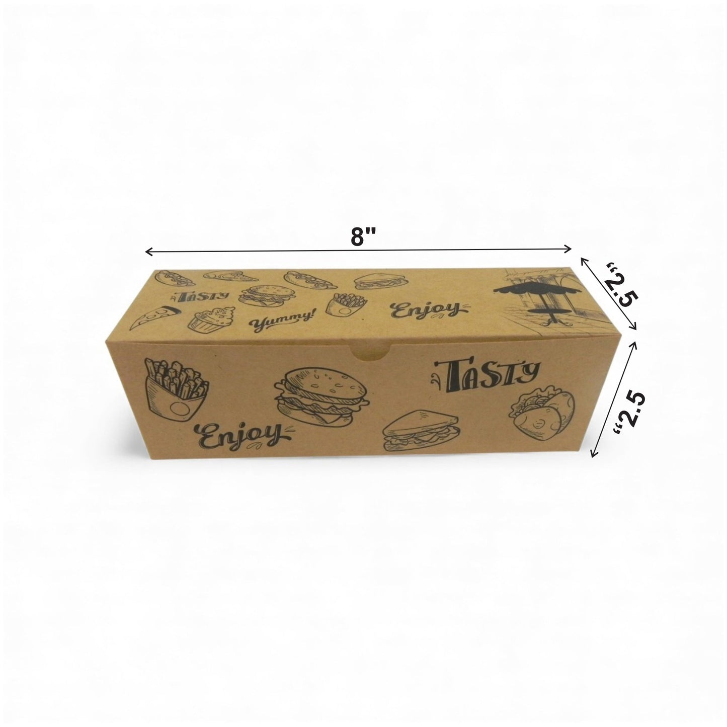 Kraft Wrap Box Large Enjoy