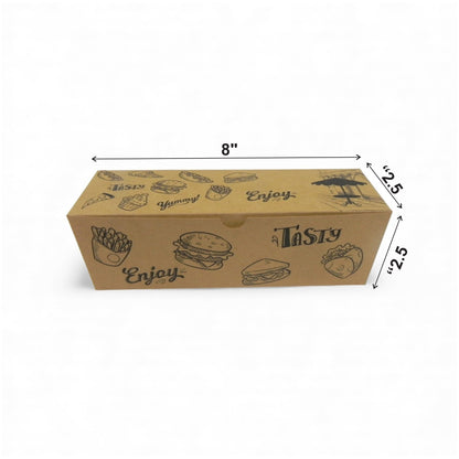 Kraft Wrap Box Large Enjoy