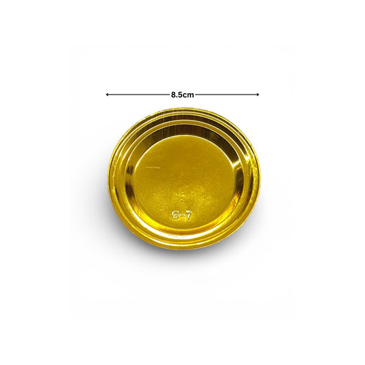 GPG7RD Round Golden Tray