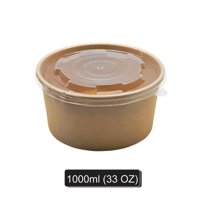 1000 ml Paper Salad Container