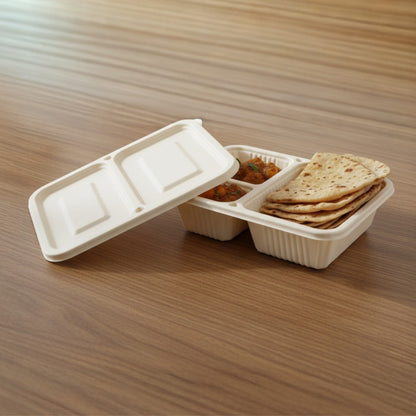 DB 500ml 2CP Cornstarch Container (WL)