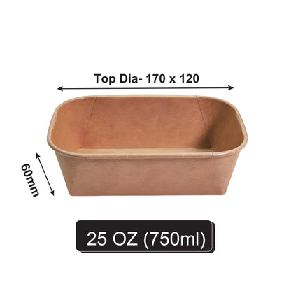 750 ml Rectangle Paper Container