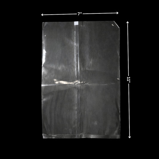 Transparent Center Seal Pouches (7 x 11 Inch)