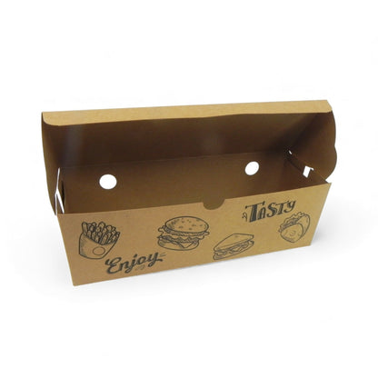 Kraft Wrap Box Large Enjoy