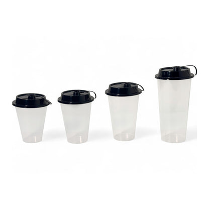 250 ml Paknserve Sipper Container with Black Lid (85D)