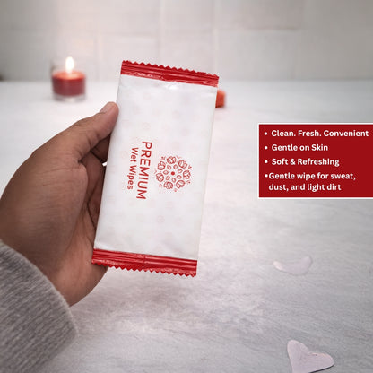 Premium Single-Use Wet Wipes Sachet