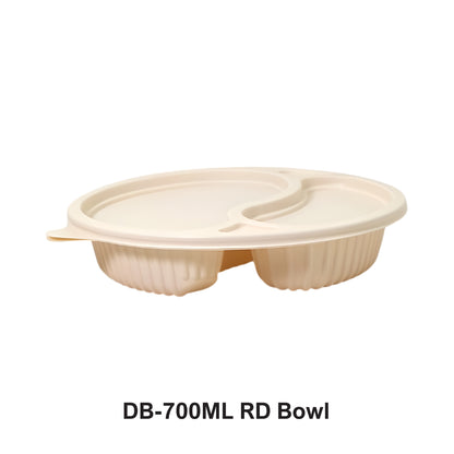 DB 700ml Round Cornstarch Bowl (WL)