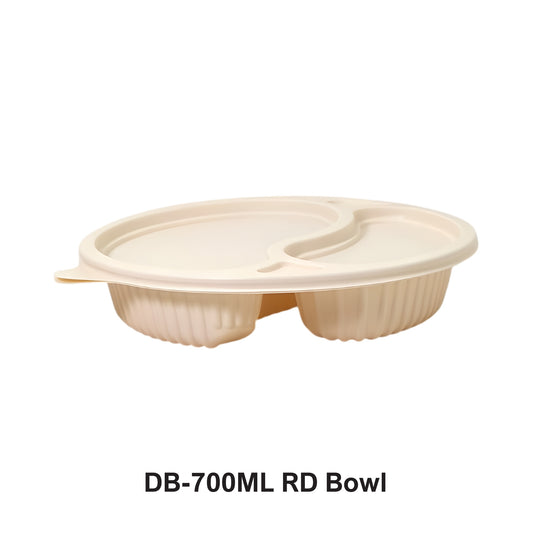 DB 700ml Round Cornstarch Bowl (WL)