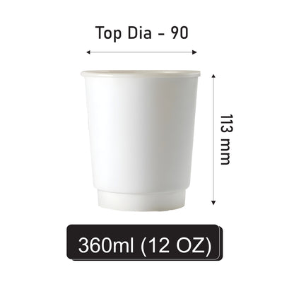 360 ML Double Wall SB Deluxe Cup
