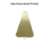 Cake Pastry Board – Triangle Gold (4.5 x 3)
