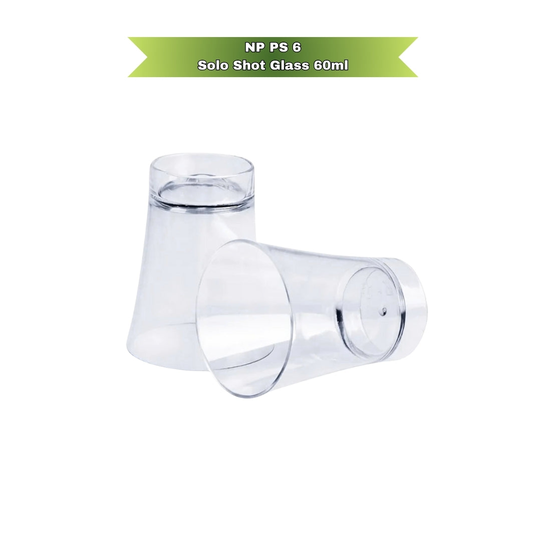 NP PS 6 Solo Shot Glass 60ml With Lid