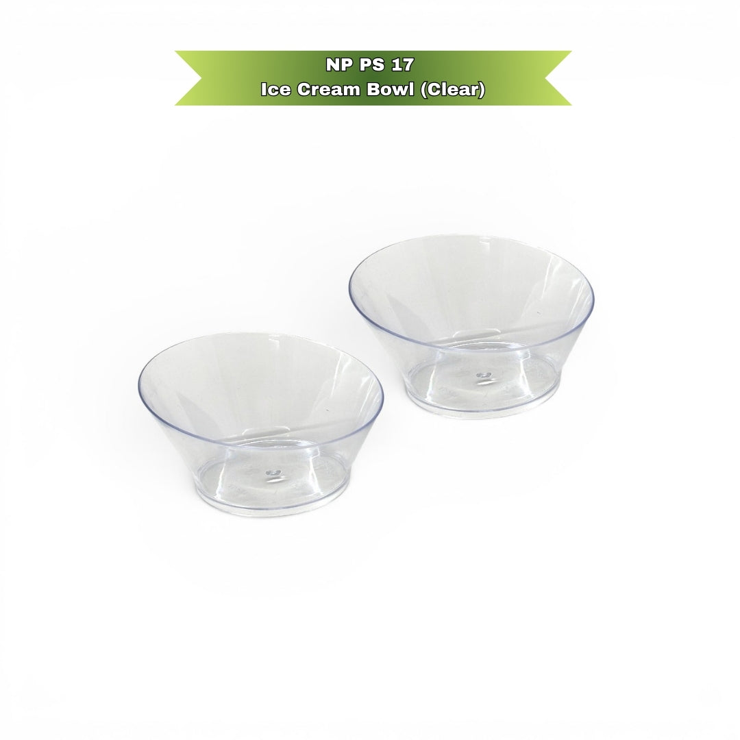 NP PS 17 Ice Cream Bowl 100 ml (Clear)