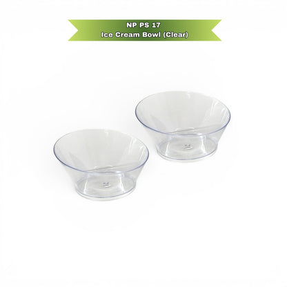 NP PS 17 Ice Cream Bowl 100 ml (Clear)