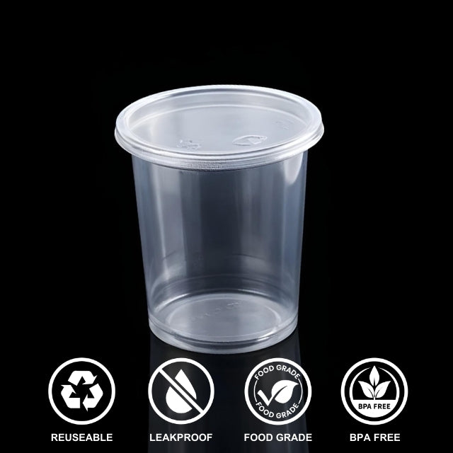 1000 Ml Pet Container Without Lid (1356)
