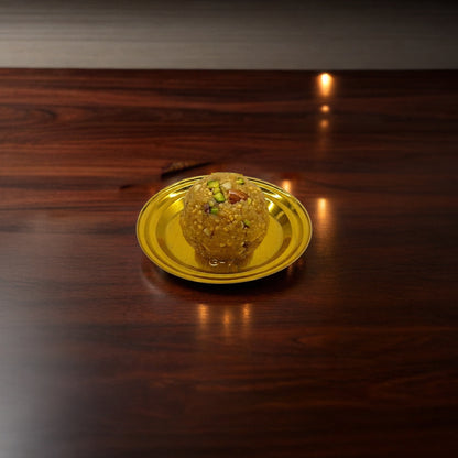 GPG7RD Round Golden Tray