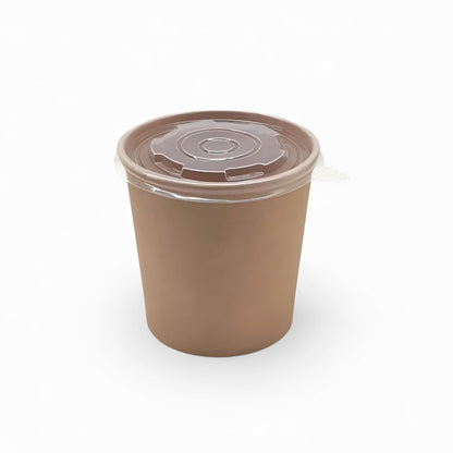 500 ml Kraft Round Paper Container (98 Dia)