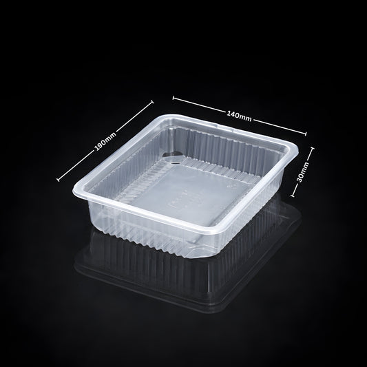 190 × 140 × 30 mm PP Rectangular Tray